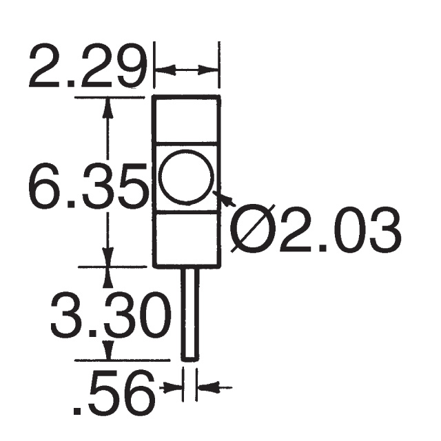 5352T3-5VLC Visual Communications Company - VCC  LED - Circuit imprimé Indicateurs Réseaux Barres lumineuses Graphiques à barres